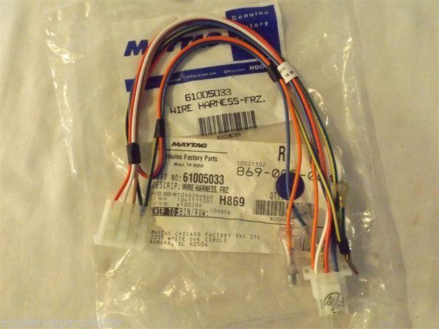 JENN AIR AMANA REFRIGERATOR 61005033 Wire Harness, Frz. NEW IN BOX JENN AIR AMANA REFRIGERATOR 61005033 Wire Harness, Frz. NEW IN BOX